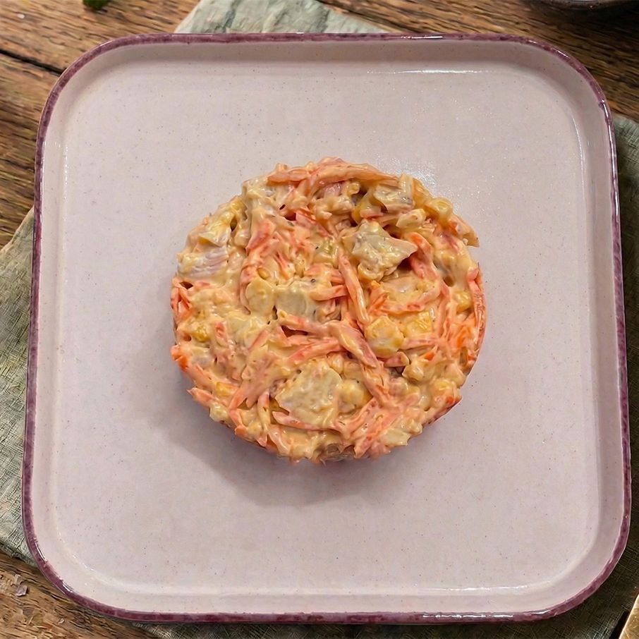 Салат "Копченная курица с морковью по-корейски"